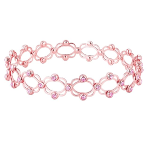 GIVA 925 Silver Zircon Studded Supple Ring Cum Bracelet | Gifts for Women and Girls | With Certificate of Authenticity and 925 Stamp | 6 Months Warranty*