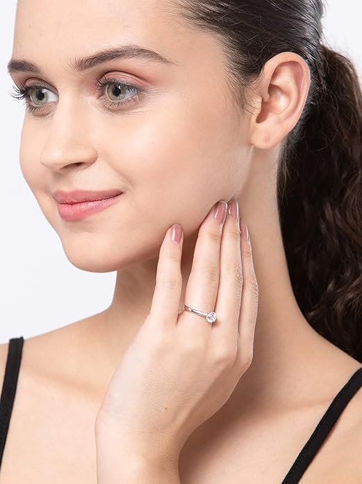Clara Pure Real 925 Sterling Silver Adjustable Ring Band | Multiple Design Options | Gift for Women and Girls - Image 2