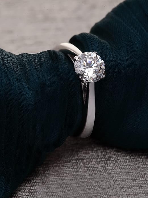 Clara Pure Real 925 Sterling Silver Adjustable Ring Band | Multiple Design Options | Gift for Women and Girls - Image 3