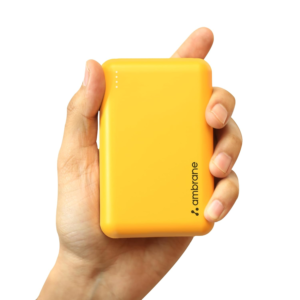 Ambrane 20000 mAh Mini Power Bank with 22.5W Fast Charging, Pocket Size, Triple Output