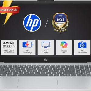 HP Omnibook 3 with Backlit Keyboard AMD Ryzen AI 5 Quad Core
